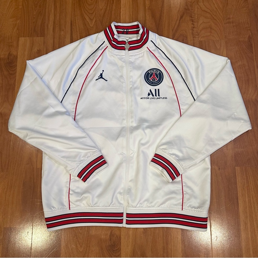 Lionel Messi Worn Issued Nike Air Jordan PSG Warm Up Jacket Mears Authenticated